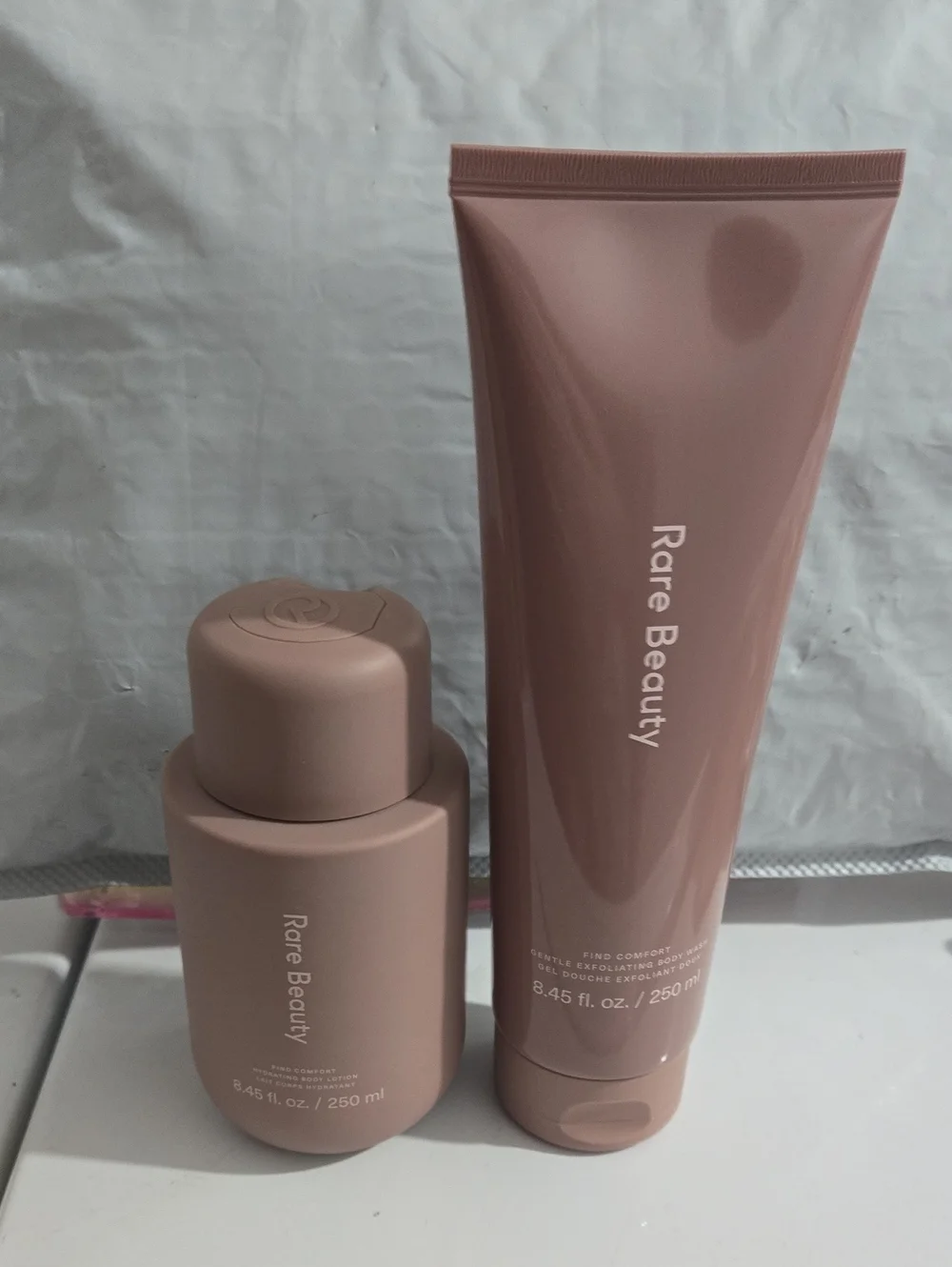 New Rare Beauty Body Lotion And Exfoliating Body Wash